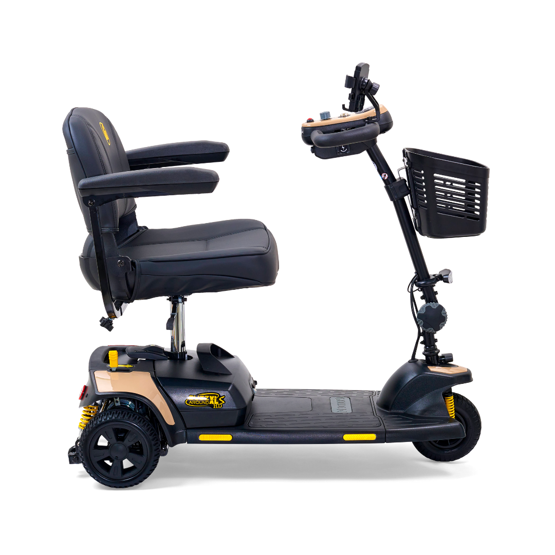 Golden Tech Buzzaround XLS-HD 3-Wheel Portable Scooter with Suspension - Desert Tan
