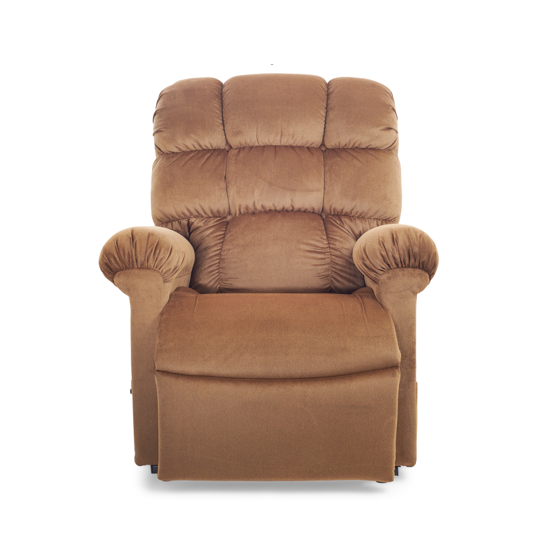 Golden Technologies PR510 MaxiComfort Cloud Series Extra Wide Assisted Lift Chair Recliner - Camel