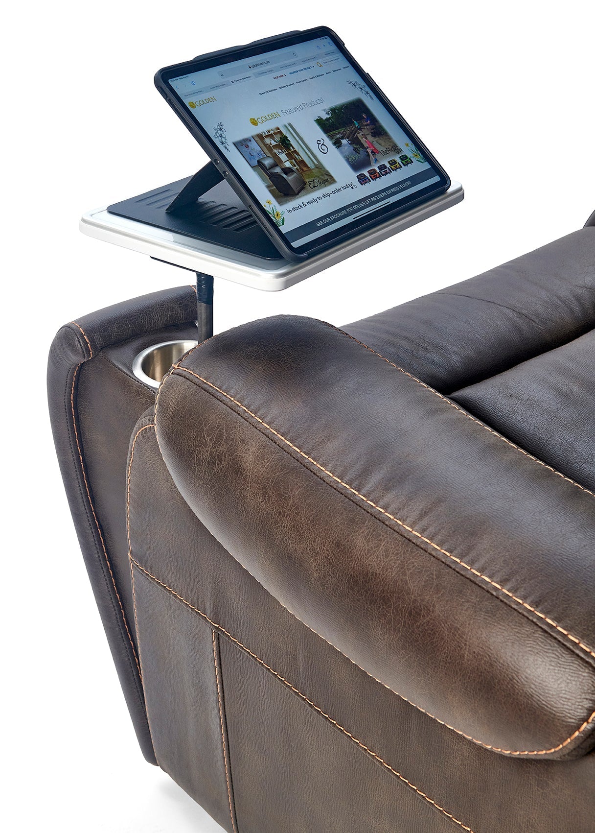 Golden Technologies Titan Luxury Reclining Power Lift Chair - Built in Table
