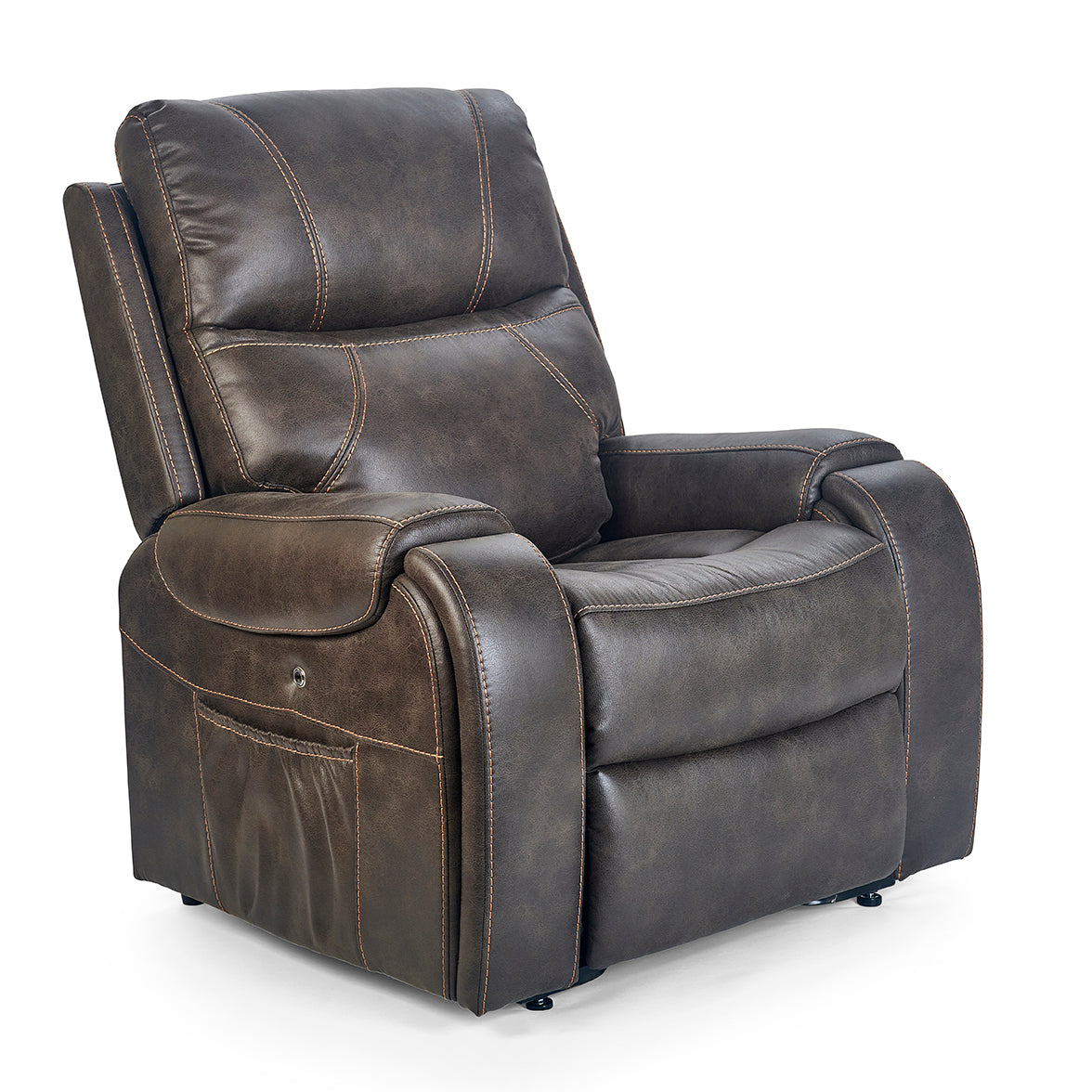 Golden Technologies Titan Luxury Reclining Power Lift Chair - Built in Table - Graphite