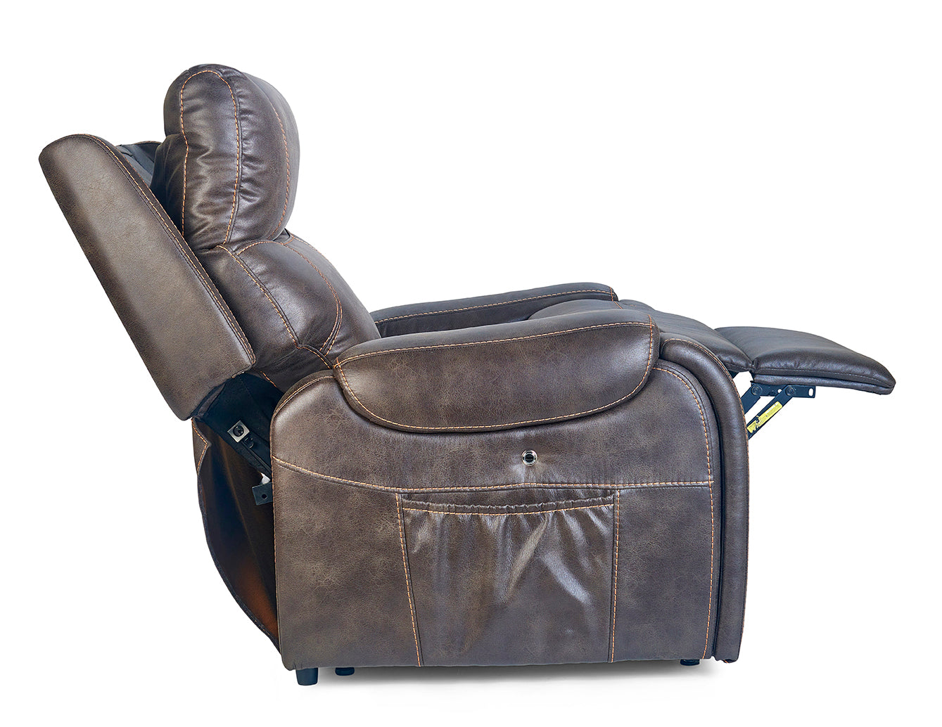 Golden Technologies Titan Luxury Reclining Power Lift Chair - Built in Table - Graphite right