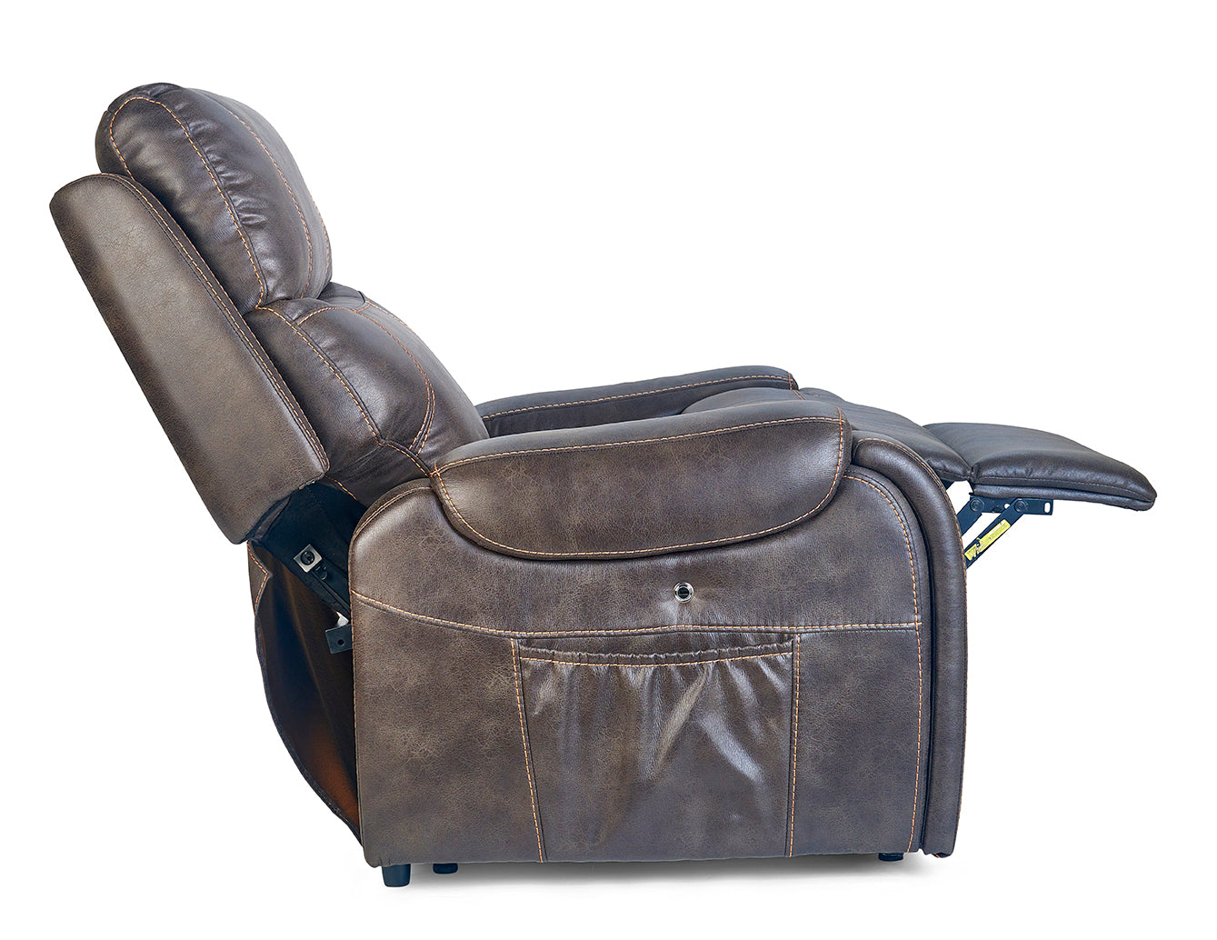 Golden Technologies Titan Luxury Reclining Power Lift Chair - Built in Table - Graphite right