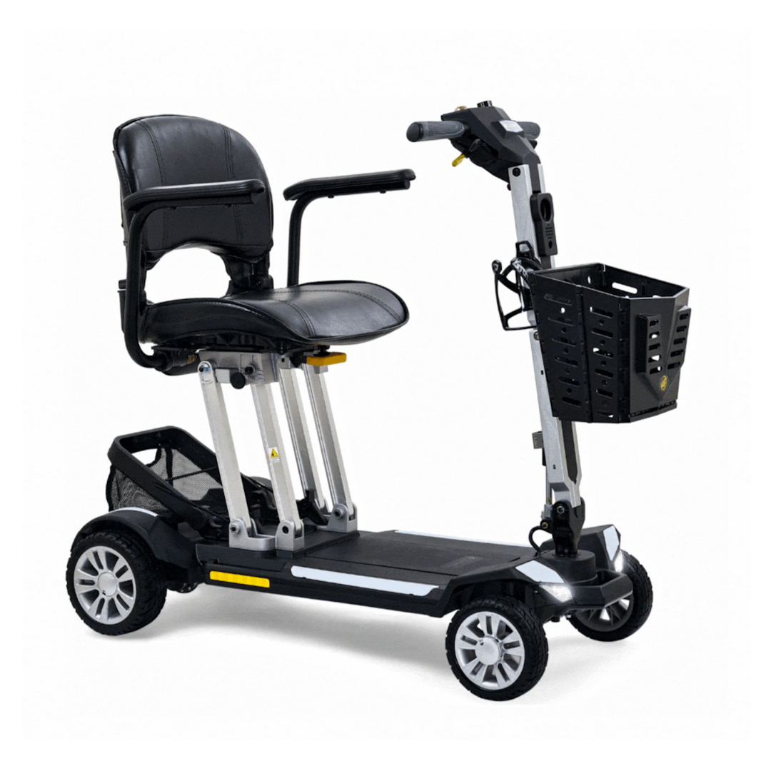 Golden Buzzaround Carry-On Folding Airline Approved Travel Scooter - Crisp White