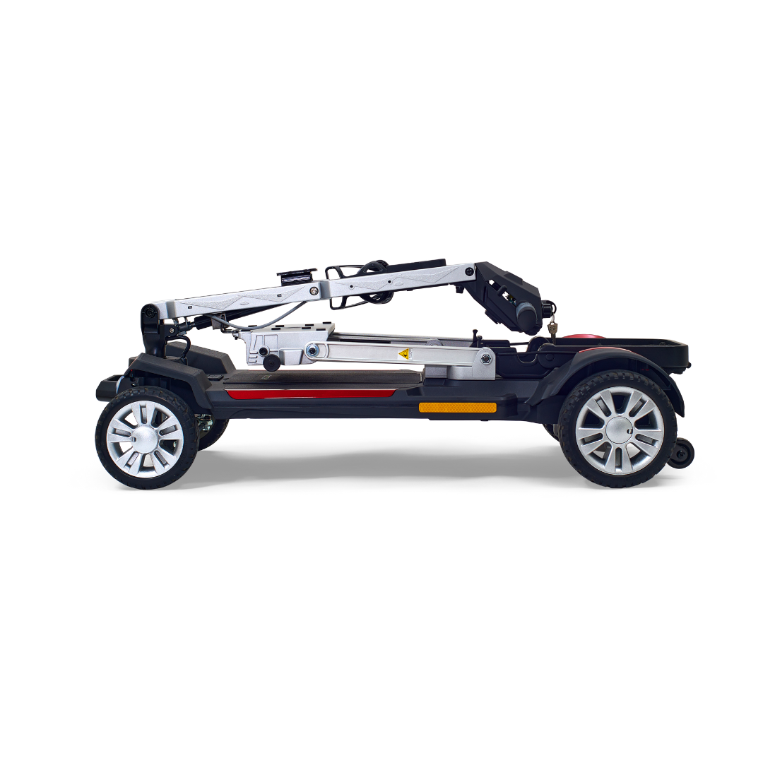 Golden Buzzaround Carry-On Folding Airline Approved Travel Scooter - folded