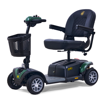 Golden GB148 BuzzAround EX 4-Wheel Long Range Travel Scooter - Army Green left