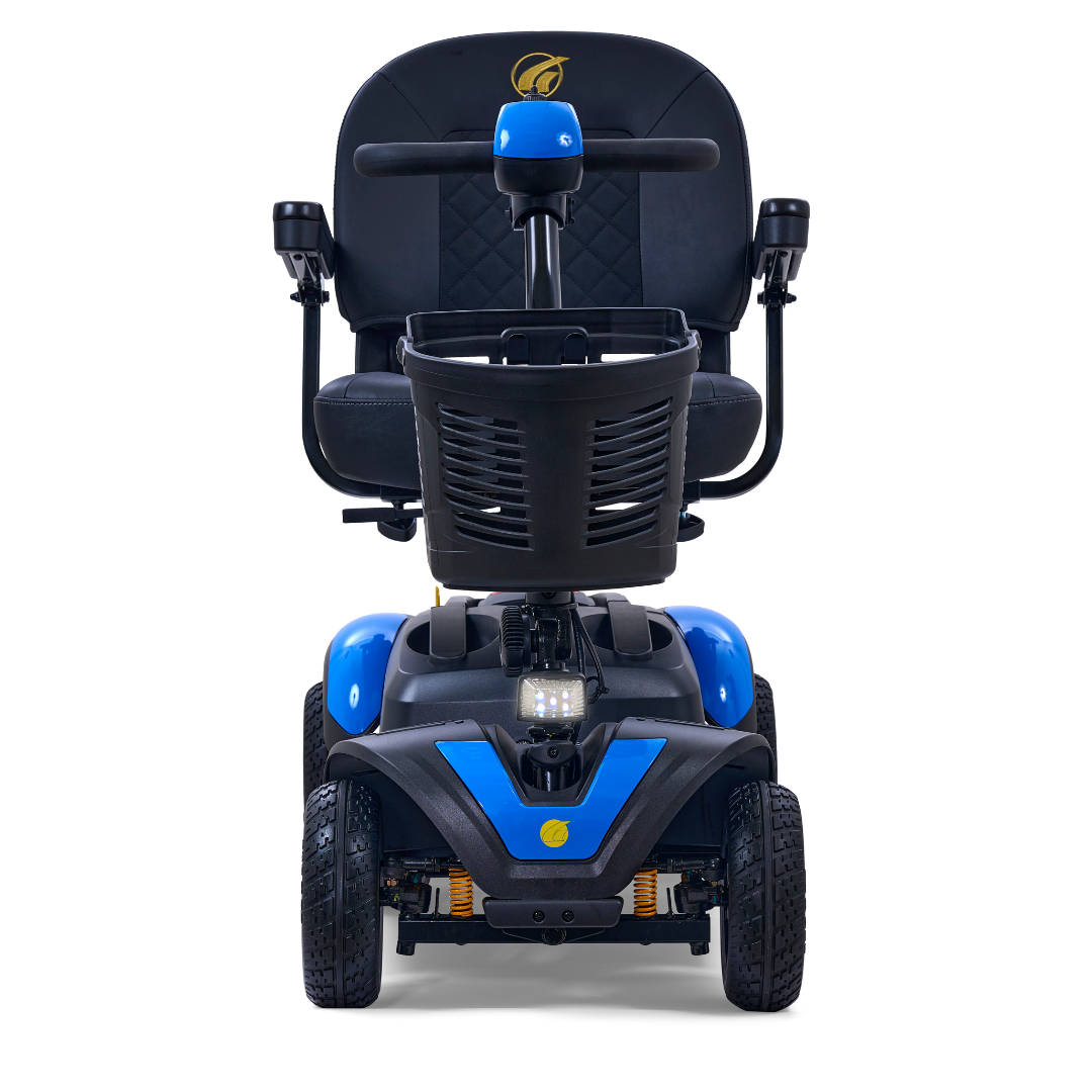Golden GB148 BuzzAround EX 4-Wheel Long Range Travel Scooter - Blue front