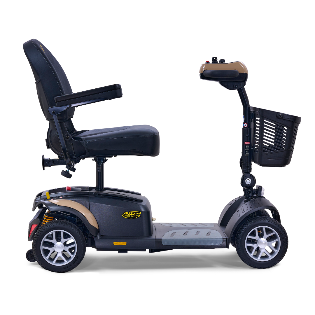 Golden GB148 BuzzAround EX 4-Wheel Long Range Travel Scooter - Desert Tan