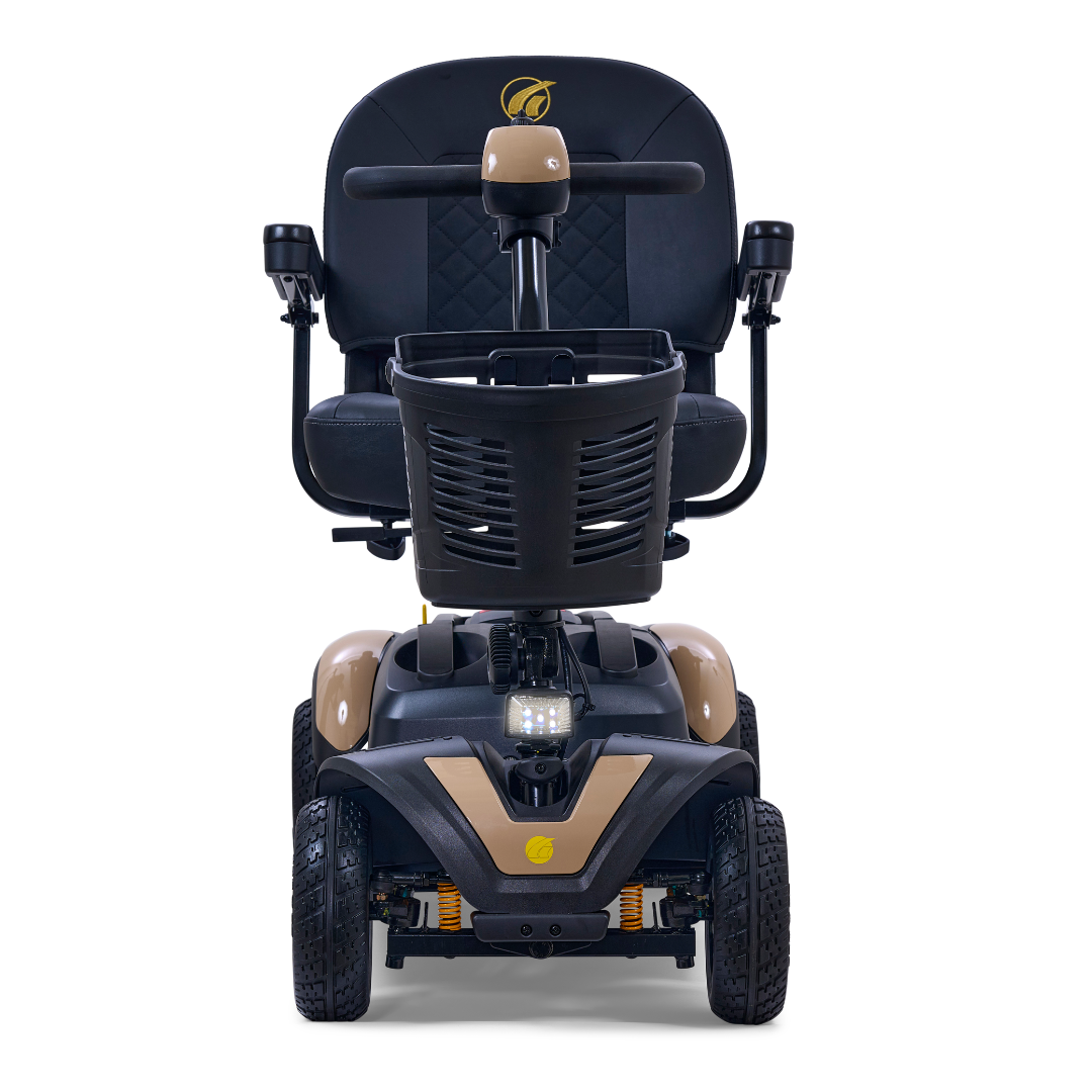 Golden GB148 BuzzAround EX 4-Wheel Long Range Travel Scooter - Desert Tan front