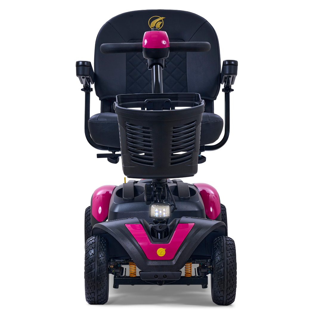 Golden GB148 BuzzAround EX 4-Wheel Long Range Travel Scooter - Orchid Pink front