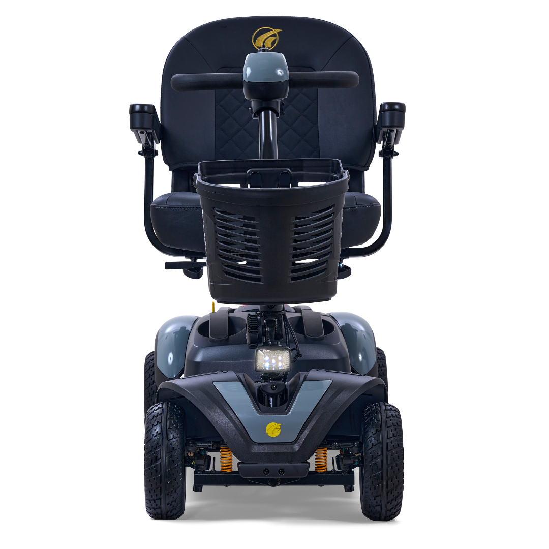 Golden GB148 BuzzAround EX 4-Wheel Long Range Travel Scooter - Stone Grey front