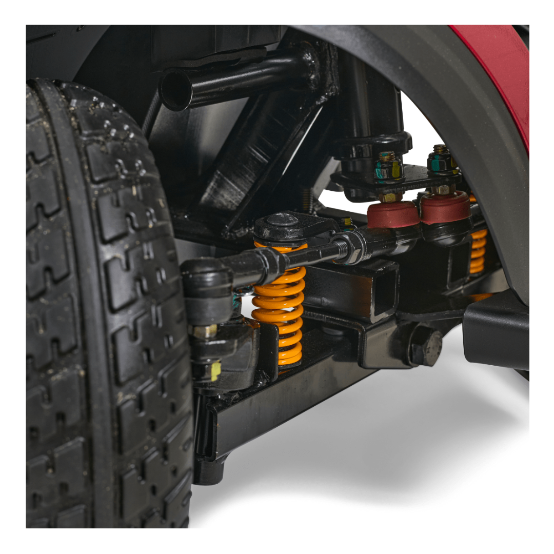 Golden GB148 BuzzAround EX 4-Wheel Long Range Travel Scooter - Suspension