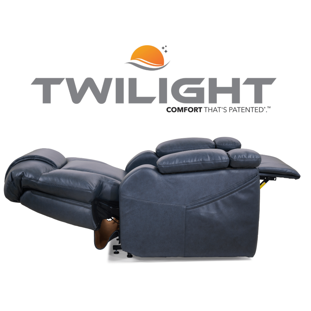 Golden PR447 Rhea Assisted Lift Chair with Twilight & Nirvana Massage - Twilight Tilt Technology