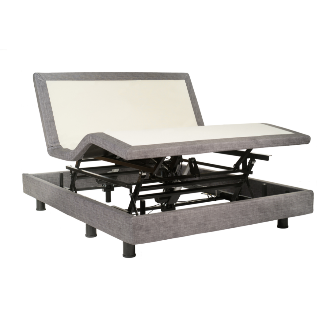 Golden Passport™ Hi Low Adjustable Bed with Dual-Zone Vibrating Massage - Queen Size Bed Frame only