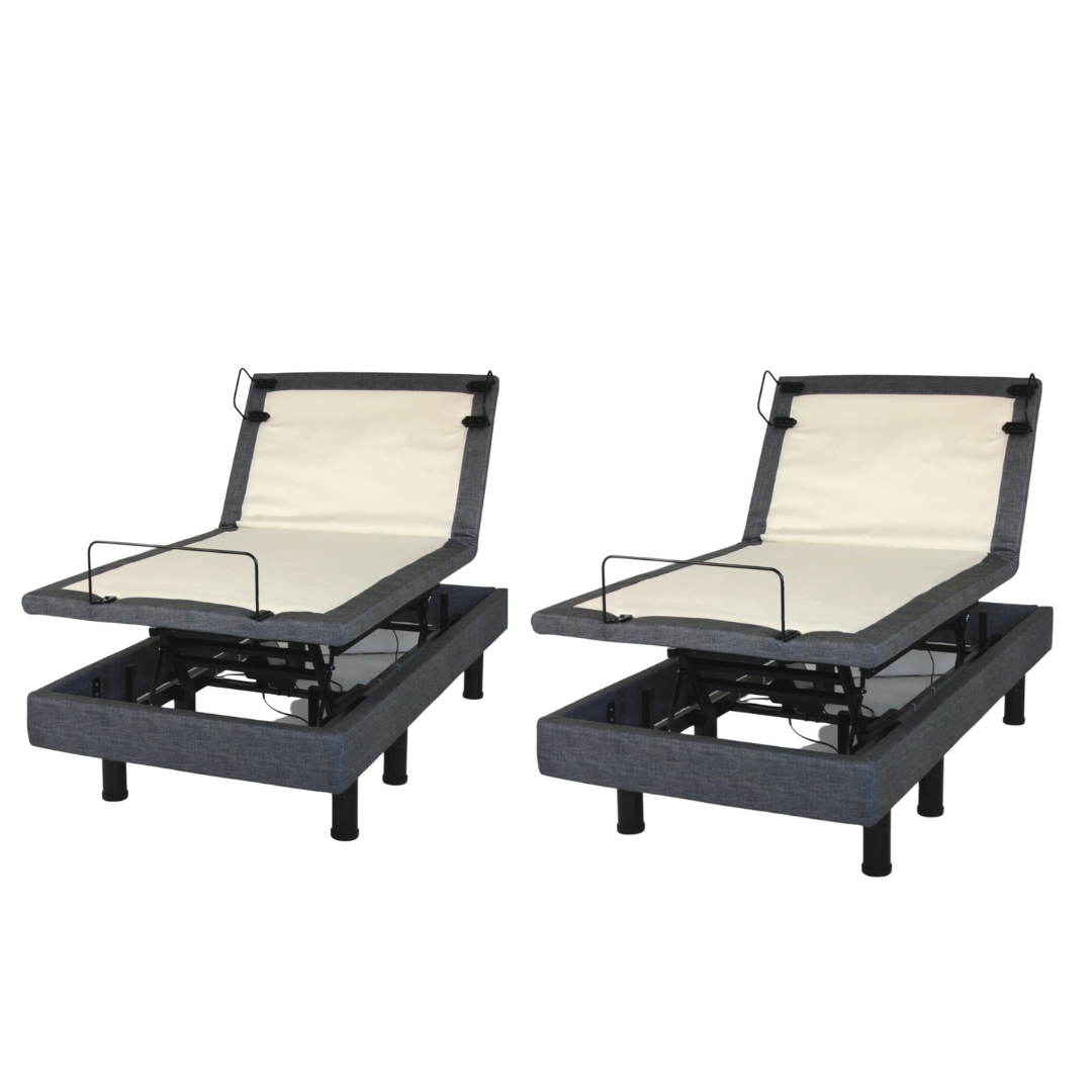 Golden Passport™ Hi Low Adjustable Bed with Dual-Zone Vibrating Massage - Twin XL bed only 