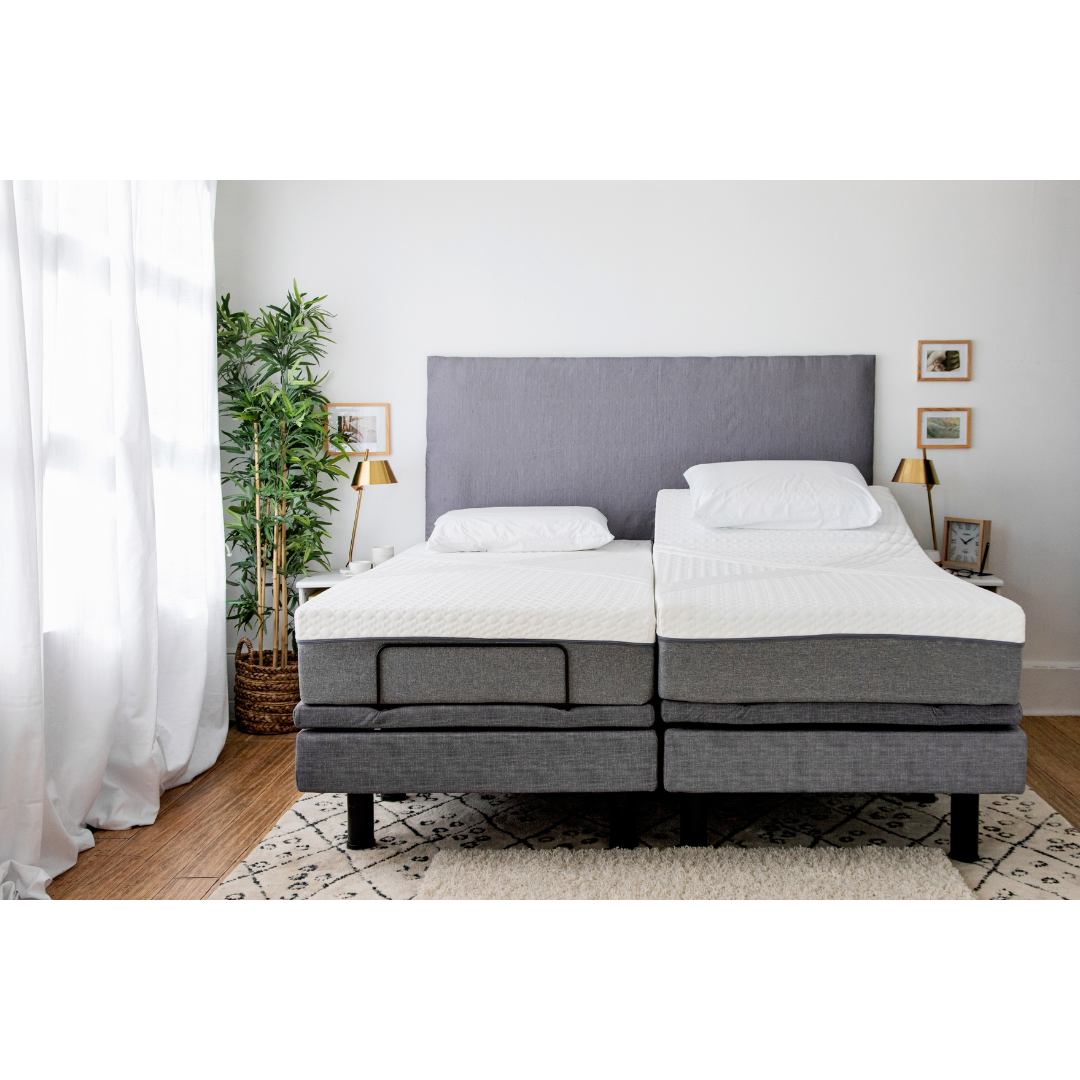Golden Passport™ Hi Low Adjustable Bed with Dual-Zone Vibrating Massage - Twin XL beds together