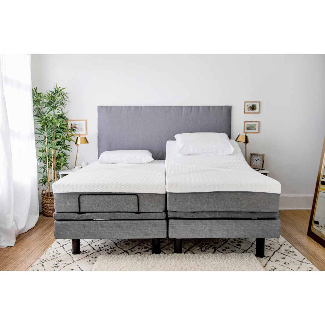 Golden Passport™ Hi Low Adjustable Bed with Dual-Zone Vibrating Massage - Twin XL beds together