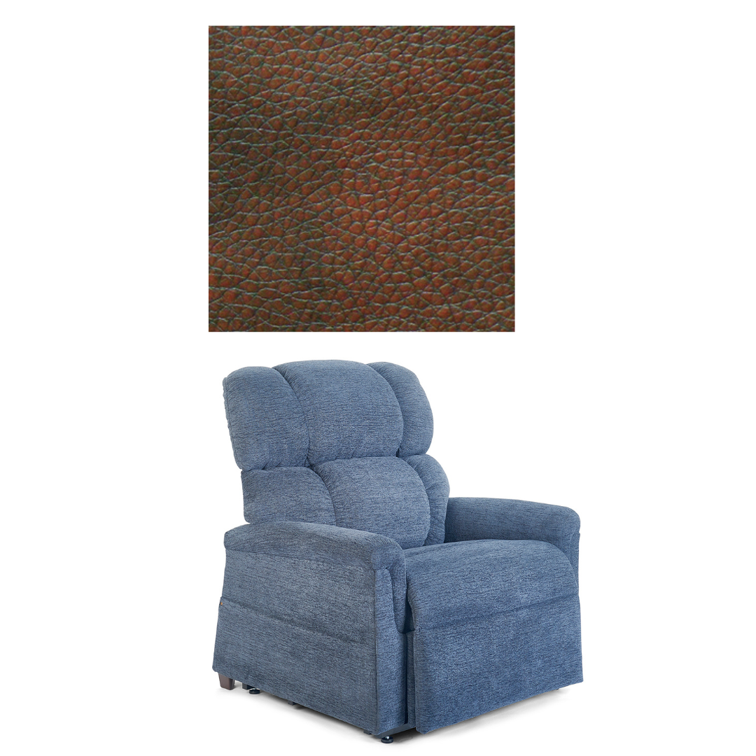 Golden Tech 29" Extra Wide MaxiComforter Power Lift Recliner - 600 lb Cap - Chestnut