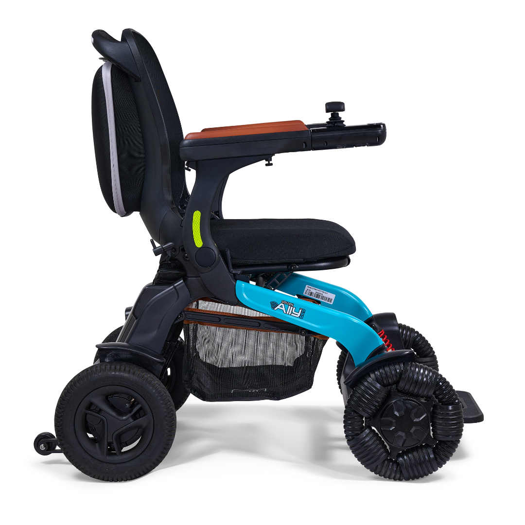 Golden Tech Ally Pro All-Terrain Smart Power Wheelchair - Teal right