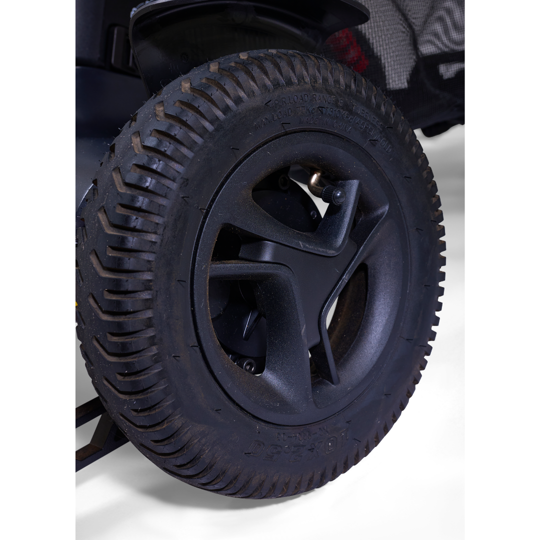 Golden Tech Ally Pro All-Terrain Smart Power Wheelchair - front wheel
