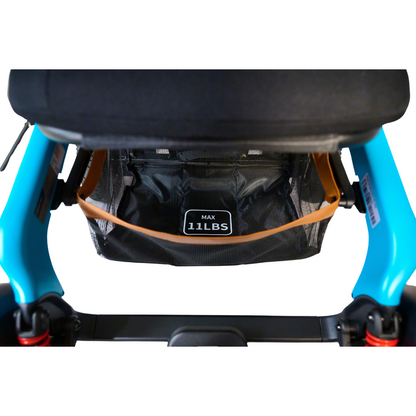 Golden Tech Ally Pro All-Terrain Smart Power Wheelchair - storage bag under seat