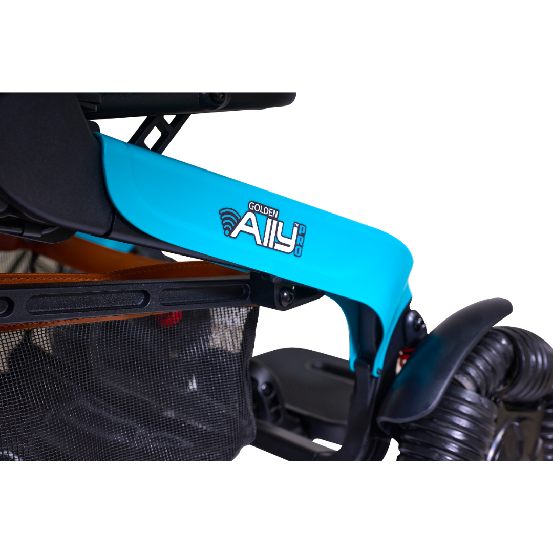 Golden Tech Ally Pro All-Terrain Smart Power Wheelchair - teal frame