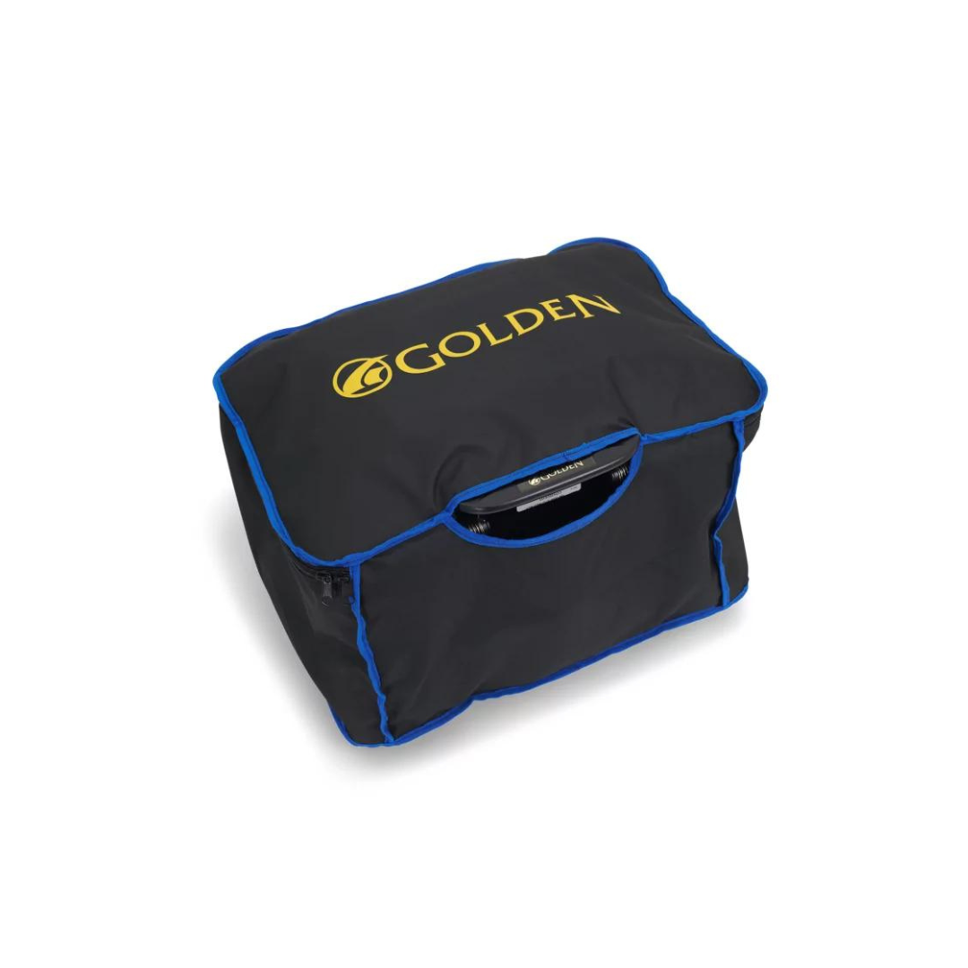 Golden Tech Buzzaround Carry-On Travel Scooter with Travel Battery and Protective Case - Packed