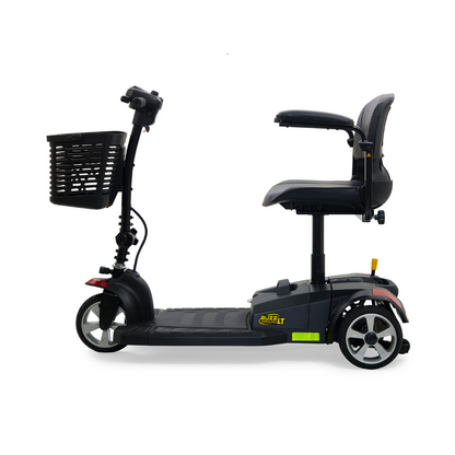 Golden Tech Buzzaround LT 3-Wheel Power Scooter-Red - Left