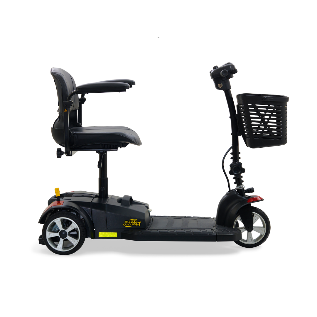 Golden Tech Buzzaround LT 3-Wheel Power Scooter-Red - Right
