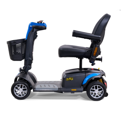 Golden Tech Buzzaround LX Extreme Luxury Full Size Travel Mobility Scooter - 4 Wheel - Blue left