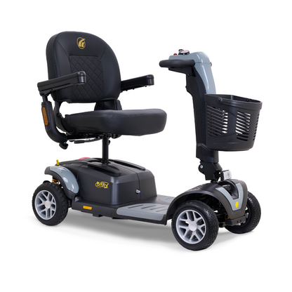 Golden Tech Buzzaround LX Extreme Luxury Full Size Travel Mobility Scooter - 4 Wheel - Gray