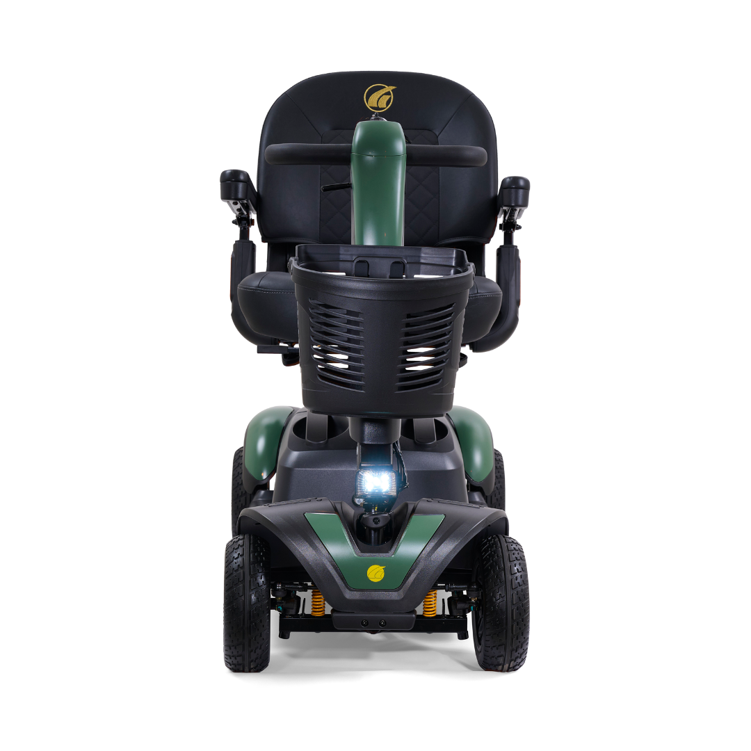 Golden Tech Buzzaround LX Extreme Luxury Full Size Travel Mobility Scooter - 4 Wheel - Green front
