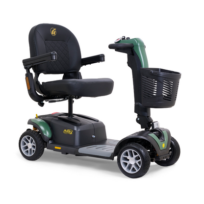 Golden Tech Buzzaround LX Extreme Luxury Full Size Travel Mobility Scooter - 4 Wheel - Green front right