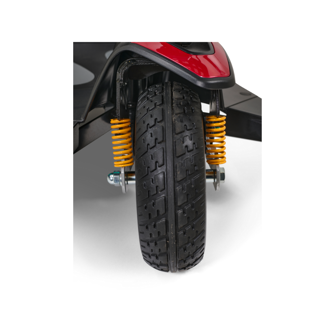Golden Tech Buzzaround LX Extreme Luxury Full Size Travel Mobility Scooter - 4 Wheel - wheel with suspensions