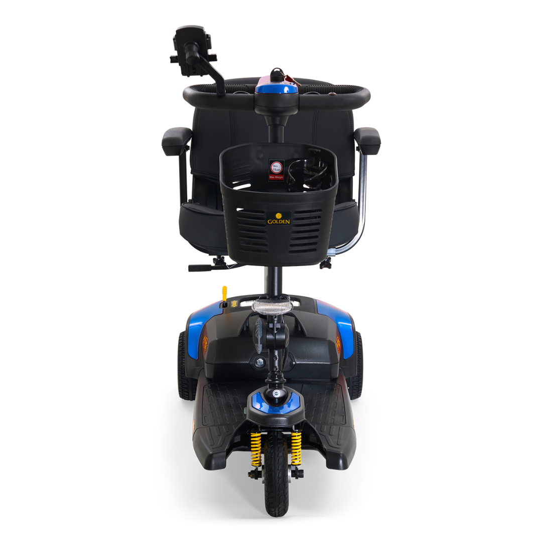 Golden Tech Buzzaround XLS-HD 3-Wheel Portable Scooter with Suspension - Blue variant front