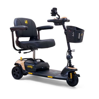 Golden Tech Buzzaround XLS-HD 3-Wheel Portable Scooter with Suspension - Desert Tan right