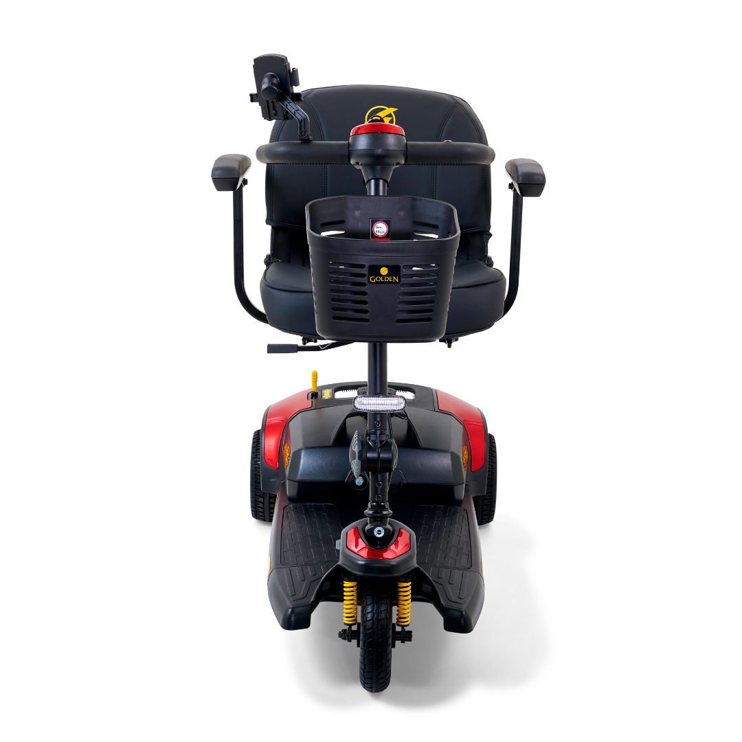Golden Tech Buzzaround XLS-HD 3-Wheel Portable Scooter with Suspension - Red variant front