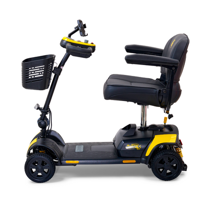 Golden Tech Buzzaround XLSHD 4-Wheel Portable Scooter with Suspension - Canary Yellow left