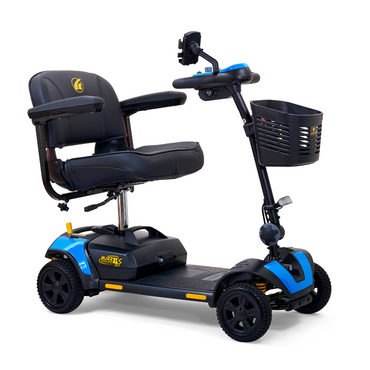 Golden Tech Buzzaround XLSHD 4-Wheel Portable Scooter with Suspension - Coastal Blue