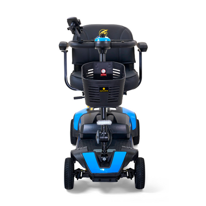 Golden Tech Buzzaround XLSHD 4-Wheel Portable Scooter with Suspension - Coastal Blue front