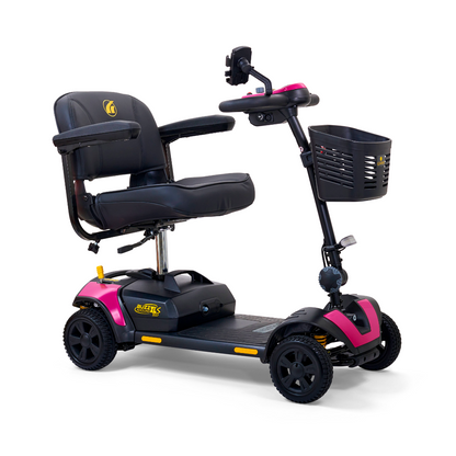 Golden Tech Buzzaround XLSHD 4-Wheel Portable Scooter with Suspension - Orchid Pink