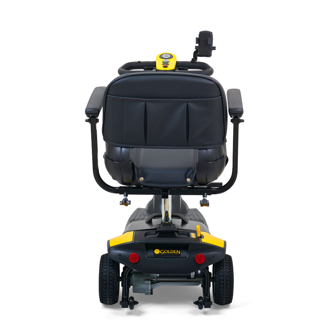 Golden Tech Buzzaround XL 3-Wheel Mobility Scooter - Canary Yellow rear