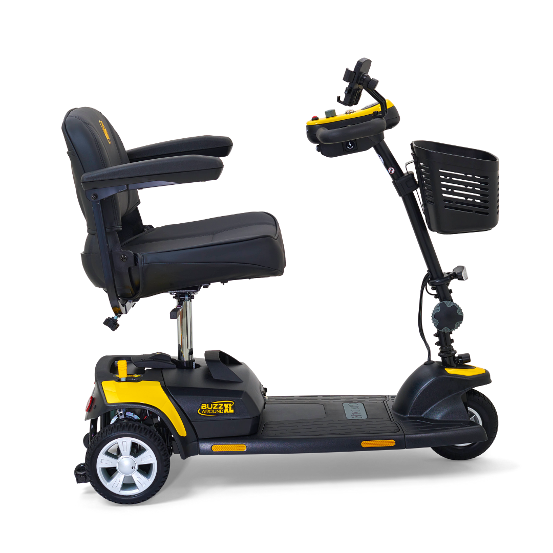 Golden Tech Buzzaround XL 3-Wheel Mobility Scooter - Canary Yellow right