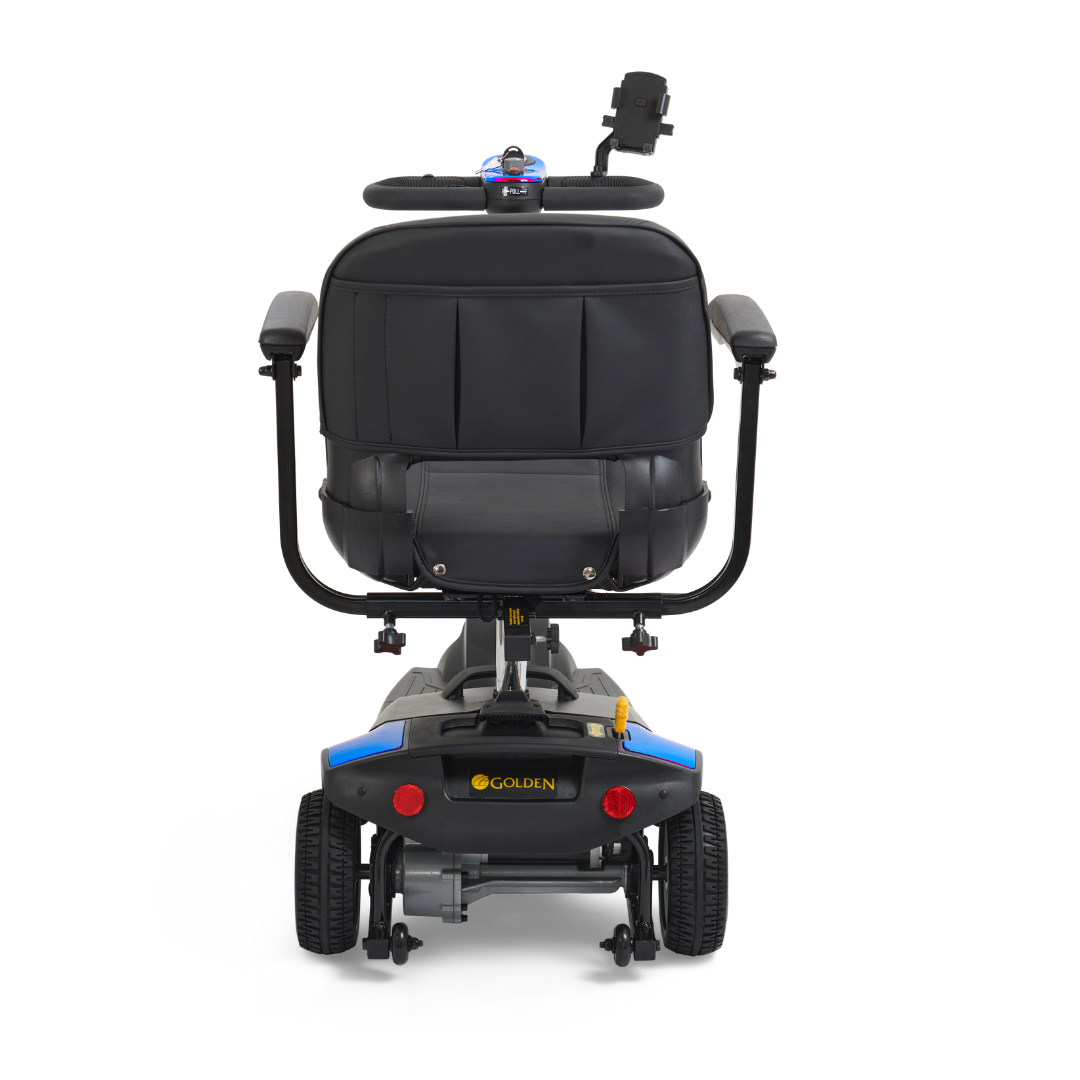 Golden Tech Buzzaround XL 3-Wheel Mobility Scooter - Coastal Blue rear
