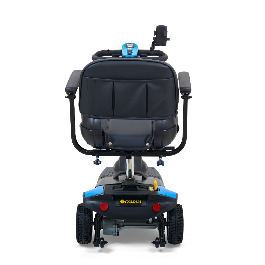 Golden Tech Buzzaround XL 3-Wheel Mobility Scooter - Coastal Blue rear