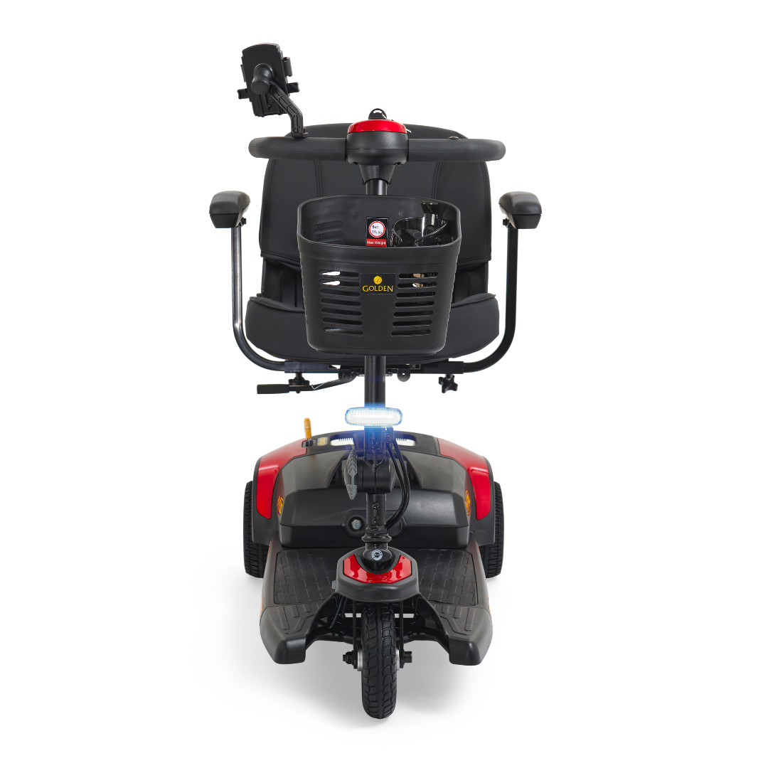 Golden Tech Buzzaround XL 3-Wheel Mobility Scooter - Red front