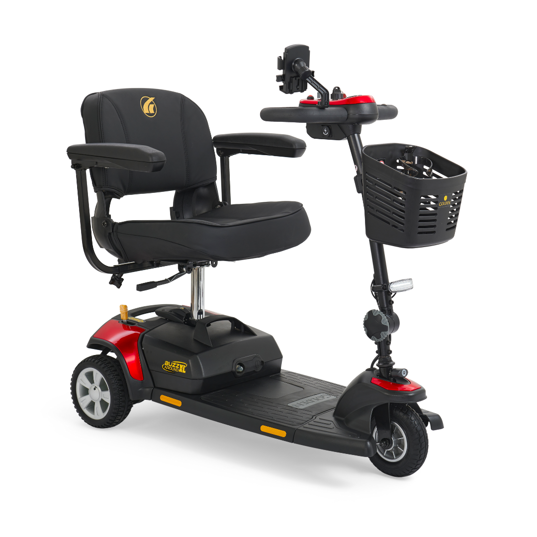 Golden Tech Buzzaround XL 3-Wheel Mobility Scooter - Senior.com Mobility Scooters