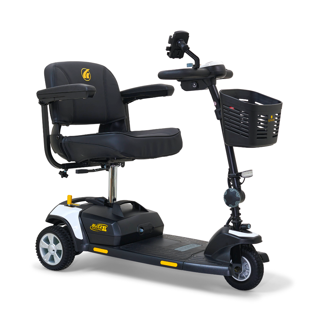 Golden Tech Buzzaround XL 3-Wheel Mobility Scooter - White
