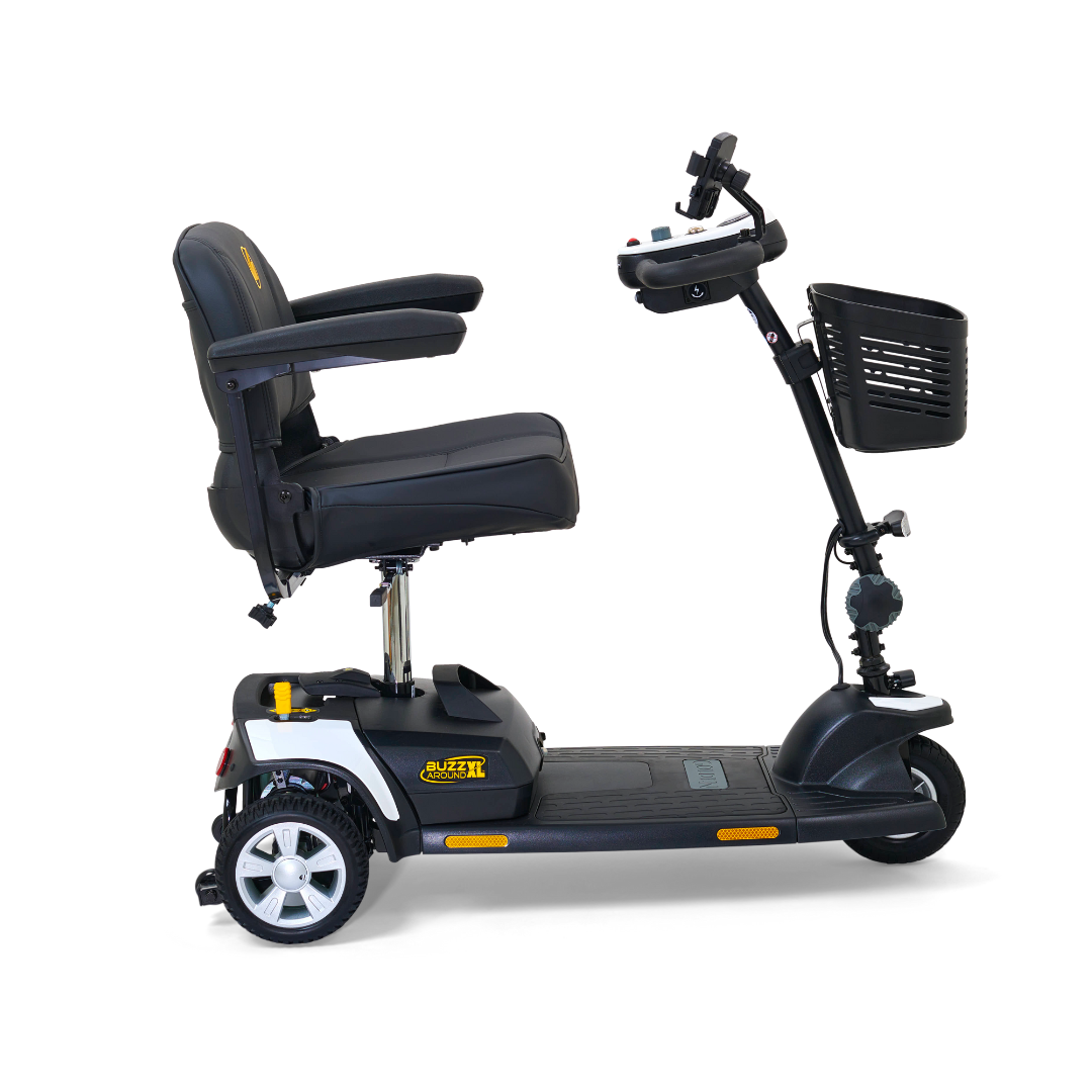 Golden Tech Buzzaround XL 3-Wheel Mobility Scooter - White right