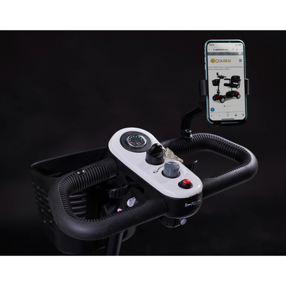 Golden Tech Buzzaround XL 3-Wheel Mobility Scooter - White steering