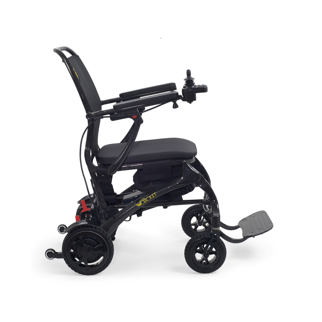 Golden Tech Cricket Carbon Fiber Foldable Travel Power Wheelchair - Right